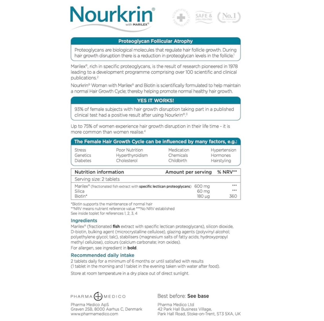 قرص نورکرین بانوان فارمامدیکو 180 عددی - Image 2